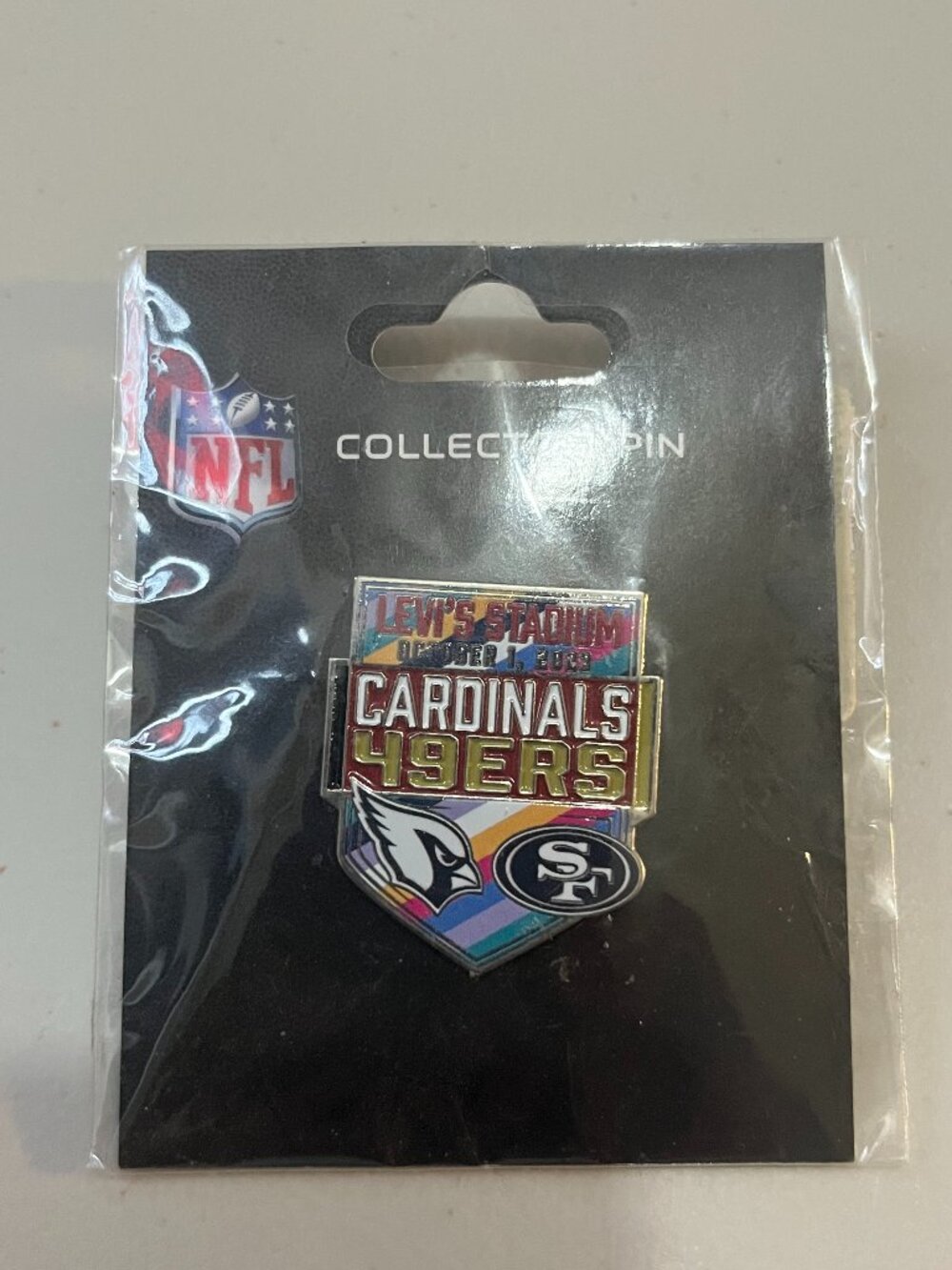 San Francisco 49ers vs. Arizona Cardinals Game Day Pin 10/1/23